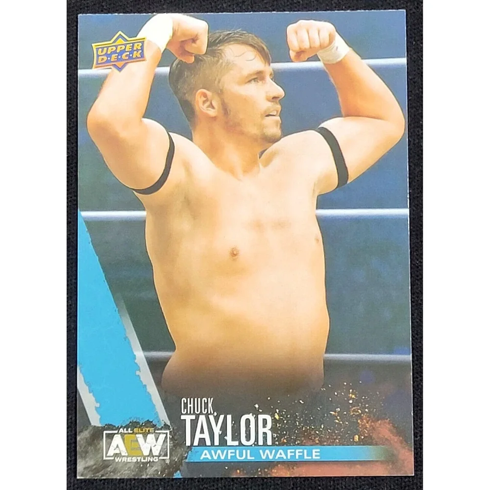 2021 UPPER‎ DECK AEW CHUCK TAYLOR  FINISHER SP INSERT